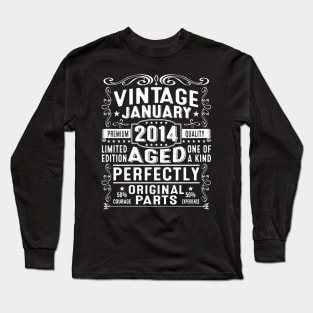 10 Year Old January 2014 Limited Edition 10th Birthday Long Sleeve T-Shirt